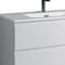 Homeroots 36" White Wood Freestanding Bathroom Vanity With White Sink And Two Drawers 627484 - alternate 2