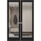 Sartodoors Hidden Double Doors, Lucia 2166 Matte Black Concealed Metal Frame 48 x 96 (2* 24x96) Left-hand Outs LUCIA2166DMF-BLK-48x96-LH-O - alternate 1