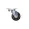 Vestil Rubber Swivel Caster 2 In. Diameter x 1 In. Width 55 Lb. Capacity Black CST-VE-2X1RU-S - alternate 2