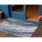 Homeroots 3' X 5' Blue Gold And Ivory Abstract Washable Indoor Outdoor Area Rug 617425 - alternate 1