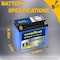 Goodyear GYTX14-LI Lithium LiFePO4 12.8V 400CCA Rechargeable High Performance Powersport Battery GY4148423 - alternate 2