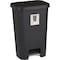 Sterilite 11.9 Gal. Black StepOn Wastebasket 10699004 - alternate 3