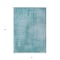 Homeroots 5' X 8' Aqua Teal Blue And Gray Abstract Washable Indoor Outdoor Area Rug 587255 - alternate 2