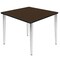Regency Square Kahlo Breakroom Table, 42 in W, 42 in L, Neo Walnut TPL4242NWCM - alternate 1