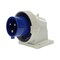 Walther-Werke Pin and Sleeve Inlet, 30A, 230 or 250, 1 Phase, 2 Pole, NEMA Not Rated 639306 - alternate 4
