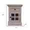 Homeroots 24" Pink Solid Wood Two Drawer Nightstand 651860 - alternate 2