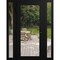 Vdomdoors Front Exterior Prehung Metal-Plastic Door Clear Glass / MANUX 8666 Matte Black / Office Commercial MANUX8666EXD-BLK-W12+36+12xH80-RH-I - alternate 1