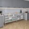 Amgood 18in D x 96in L Stainless Steel Table, Three Undershelves AMG WT-1896-3SH-Z - alternate 5