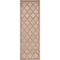 Homeroots 6' Natural And Beige Geometric Indoor Outdoor Area Rug 556291 - alternate 3