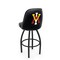 Holland Bar Stool Co Logo Grizzly Virginia Military Institute 30 in. Swivel Bar Stool with Black Wrinkle Finish L048 - alternate 1