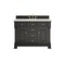James Martin Vanities Brookfield 48 in. Single Vanity, Black Onyx w/ 3 CM Lime Delight Silestone Top 547-V48-BKO-3LDL - alternate 1