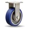 Hamilton Plte Caster, Rgd, Poly, 6 in., 960 lb., Blue R-ZFWH-6SPB - alternate 1