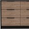 Homeroots 42" Brown and Black Six Drawer Double Dresser 544052 - alternate 4