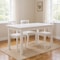 Homeroots 60" White Solid Wood Dining Table 548927 - alternate 1