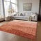 Homeroots 5' X 8' Red Copper And Terra Cotta Ombre Washable Indoor Outdoor Area Rug 581817 - alternate 2