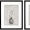 Homeroots Set Of Two Cottage Spring Black Framed Wall Art, 2PK 649302 - alternate 1