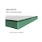 Fab Glass And Mirror 42in Square Clear 1/2in in Thick Tempered Flat Edge Polished Radius Corners Glass Table Top 42SQR12THFLAN - alternate 2