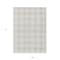 Homeroots 9' X 12' Ivory And Beige Plaid Washable Indoor Outdoor Area Rug 595407 - alternate 2