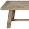Homeroots 60" Natural Distressed Solid Wood Dining Bench 524061 - alternate 5