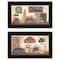 Homeroots Set Of Two Bath 4 Black Framed Print Bathroom Wall Art, 2PK 406637 - alternate 1