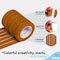 Enday Masking Tape, 1" x 60 Yards, Brown, 6PK 8143-6 - alternate 2