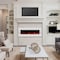 Northwest 50in Wall Mounted Electric Fireplace 10-Color LED Flames Wall Mounted Fireplace Heater 80-WSG02 - alternate 4