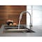 Delta Manual, 1 Hole Single Handle Pull-Down Kitchen Faucet 9159-DST - alternate 2