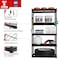 Shuntong Atlas 5-Tier 30 in.W x 12 in.D x 60 in.H Heavy Duty Shelving Load 2500 Lbs, Wire Deck, Dark Grey B-ATLAS301260-5D500 - alternate 2
