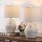 Jonathan Y Altea 20.5 in. Rustic Coastal Pottery Jar LED Table Lamp, White, 2PK JYL5502A-SET2 - alternate 3