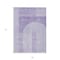 Homeroots 9' X 12' Lavender And Purple Geometric Washable Indoor Outdoor Area Rug 582726 - alternate 2
