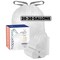 Happimess 30-Gallon (114L) Drawstring Unscented Trash Can Liner, White (100-Count, 4-Rolls of 25) HPM3000V-WHITE - alternate 1