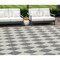 Homeroots 8' X 10' Gray And Ivory Geometric Washable Indoor Outdoor Area Rug 577046 - alternate 1