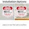 Signmission Private Property Shield Sign No Hunting, 4 inch X 4 inch, Vinyl Decal, 2PK SHI-D-2PACK-4-445 - alternate 2