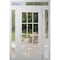 Vdomdoors Front Exterior Prehung Metal-Plastic Door Clear Glass / MANUX 8355 White Silk / Office Commercial a MANUX8355EXD-WS-W14+36+14xH80+16-LH-I - alternate 1