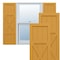 Ekena Millwork True Fit PVC Center X-Board Farmhouse Fixed Mount Shutters, Turmeric , 12"W x 62"H TFP107FH12X062TU - alternate 1