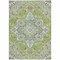 Homeroots 9' X 12' Green Ivory And Brown Oriental Washable Indoor Outdoor Area Rug 600154 - alternate 3