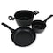 Oster Kingsway 5 Piece Aluminum Nonstick Cookware Set in Black 127745.05 - alternate 2
