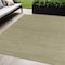 Homeroots 5' X 7' Green And Gold Abstract Indoor Outdoor Area Rug 572638 - alternate 1