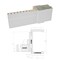 Sartodoors Slab Barn Door Panel, Planum 0020 White Silk, Sturdy Finished Flush Modern Doors, Pocket Closet Sli PLANUM0020S-WS-3296 - alternate 2