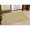 Homeroots 3' X 5' Gold Gray And Ivory Polka Dot Washable Indoor Outdoor Area Rug 599040 - alternate 1