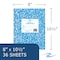 Roaring Spring Case of Grade Two Wirebound School Notebooks, 10.5"x8", 36 sheets/book, 3-Hole Punched, PK48 10102CS - alternate 2