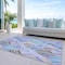 Homeroots 9' X 12' Blue Brown And Purple Geometric Washable Indoor Outdoor Area Rug 589210 - alternate 3