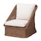 Bali & Pari Derris Bohemian Peanut Brown Braided Rattan 2-Piece Arm Chair Set 256-14077-14077-ZORO - alternate 4