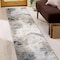 World Rug Gallery Neutral Desert Drift Runner Rug 2 ft 3 in x 6 ft Beige WR205BEIGE23X6 - alternate 1