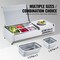 Vevor Countertop Refrigerated Salad Pizza Prep Station 130 W Stainless Guard ETL E40TW-G - alternate 2