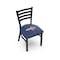 Holland Bar Stool Co BlackLogo Chair, VinylSeat L00418WshCap - alternate 1