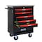 Wrightmaster 22 in. W x 13.6 in. D 6-Drawer Metal Roller Cabinet Tool Chest in Black ZR-245253 - alternate 2