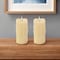 Homeroots Set of Two Beige Flameless Votive Candle, 2PK 517663 - alternate 3