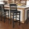 Flash Furniture HERCULES School House Back Black Wood Restaurant Barstool XU-DG-W0006B-BLK-GG - alternate 3