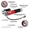 Performance Tool Aluminum Grease Gun, Pistol Grip, 3-Way Loading, 4 Jaw Coupler W54291 - alternate 2